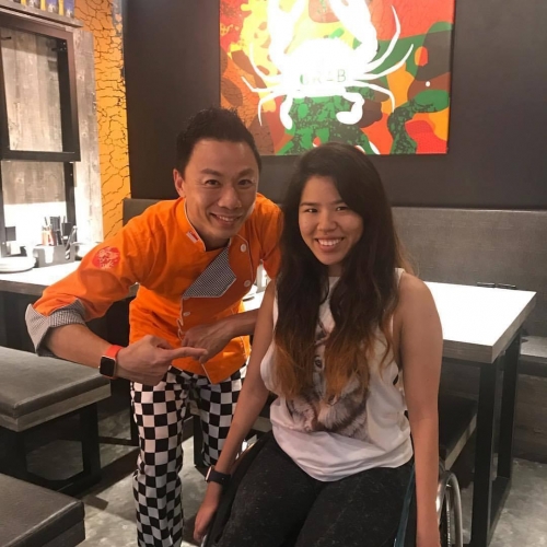 Paralympic Swimmer and NMP Yip Pin Xiu.